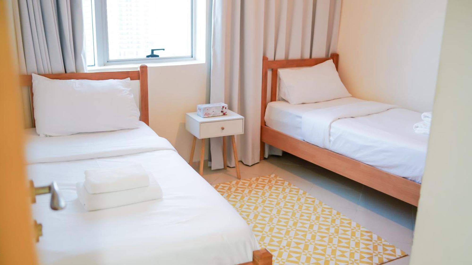 Spacious 2 Bed Apt At Marina High Floor Dubai Buitenkant foto