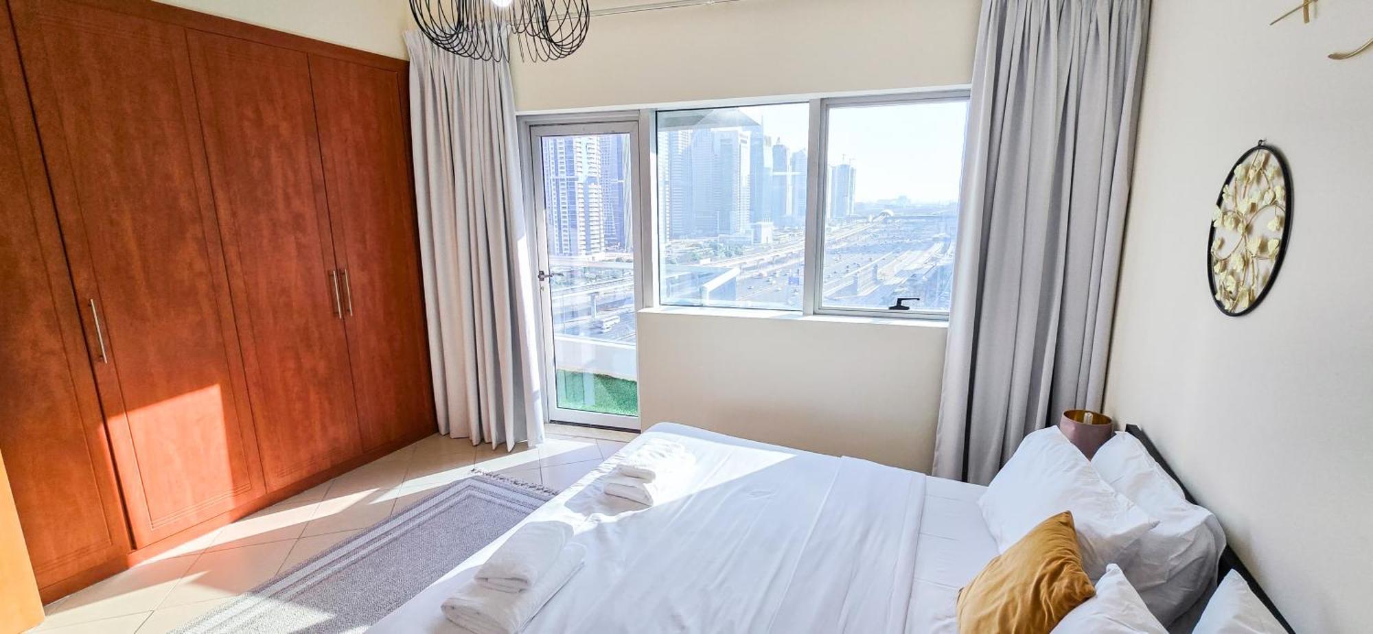 Spacious 2 Bed Apt At Marina High Floor Dubai Buitenkant foto